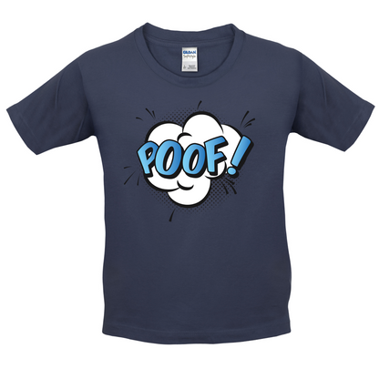 Poof! Word Art Kids T Shirt