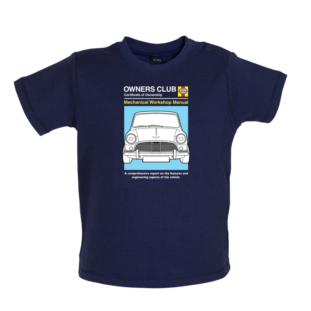 Car Owners Manual Mini Baby T Shirt