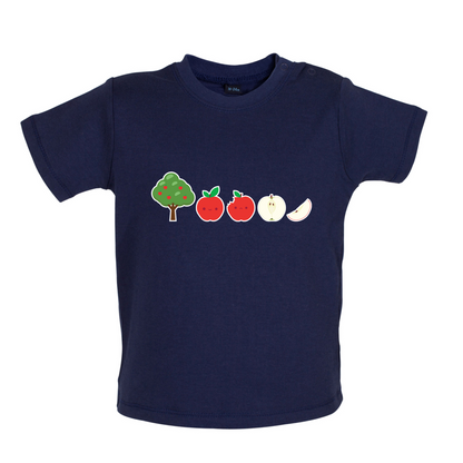 Evolution Of Apple Baby T Shirt