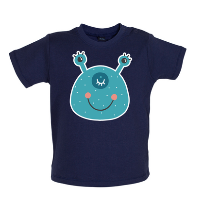 Smiley Face Alien Mrs T Shirt