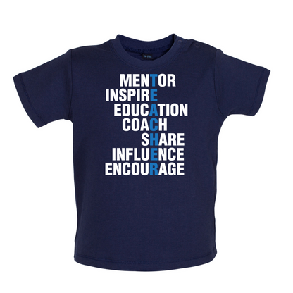 Teacher Quote Baby T Shirt