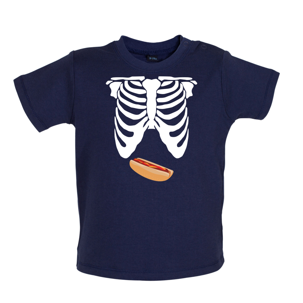 Hotdog Tummy Baby T Shirt