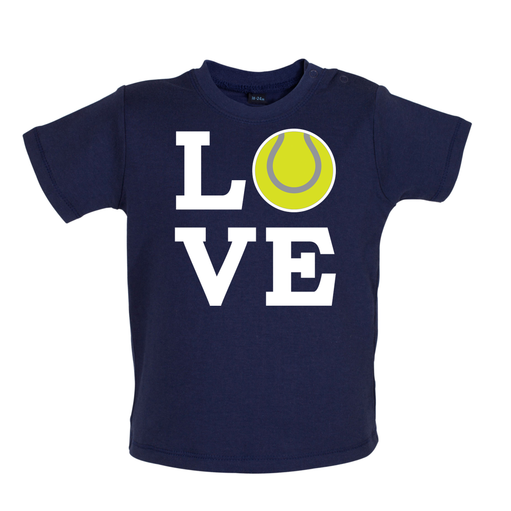 Love Tennis Baby T Shirt