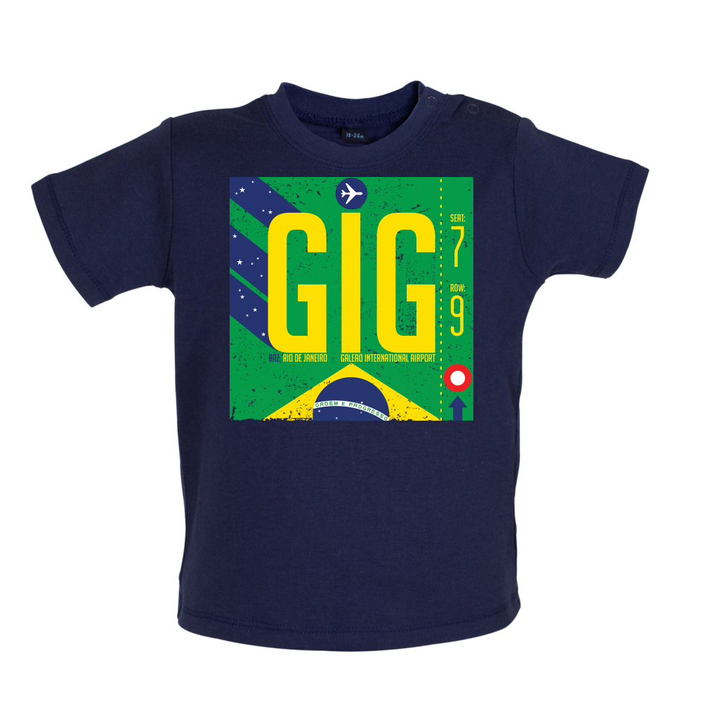 Rio Airport Baby T Shirt