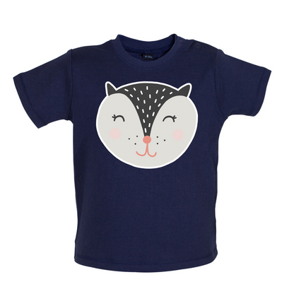 Smiley Face Badger Mrs T Shirt