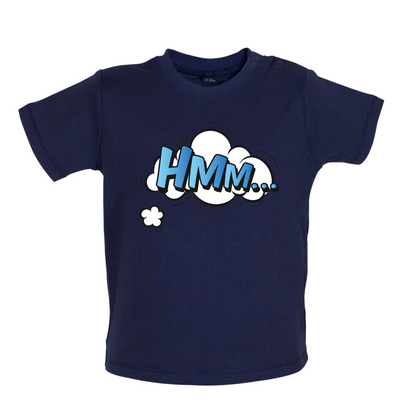 Hmm... Word Art Baby T Shirt