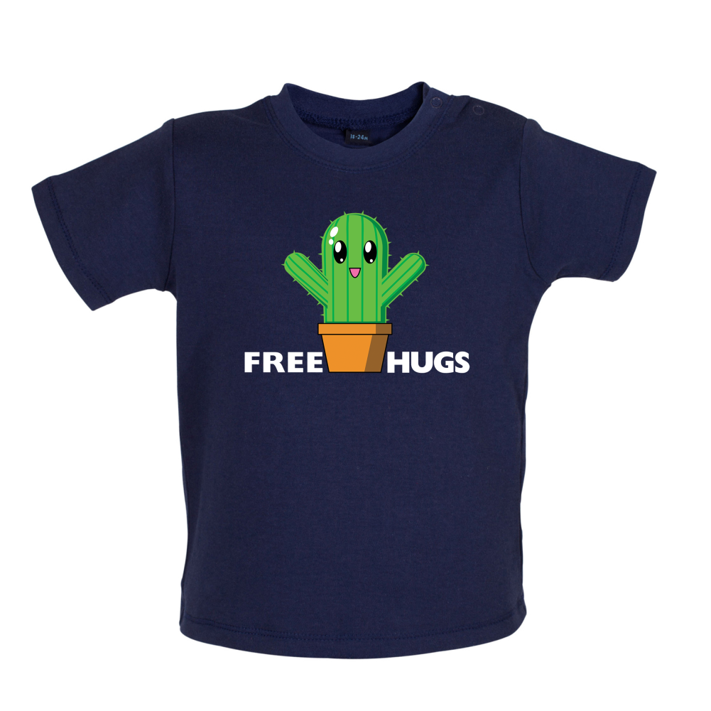 Free Cactus Hugs Baby T Shirt