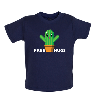 Free Cactus Hugs Baby T Shirt