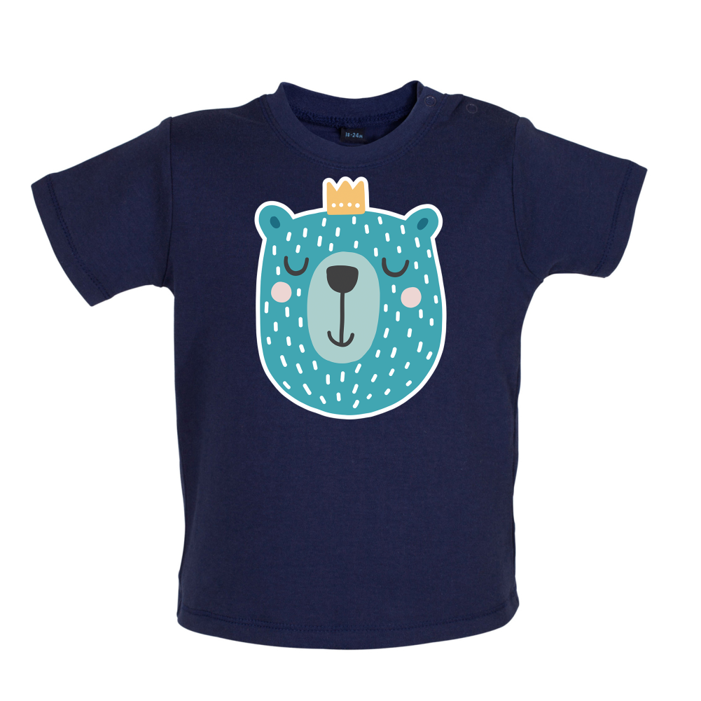Smiley Face Bear Baby T Shirt