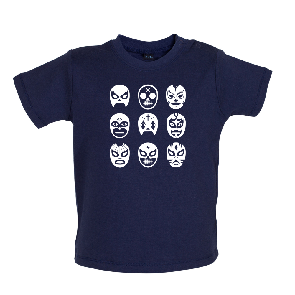 Lucha Masks  Baby T Shirt