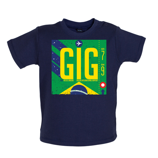 Rio Airport Baby T Shirt