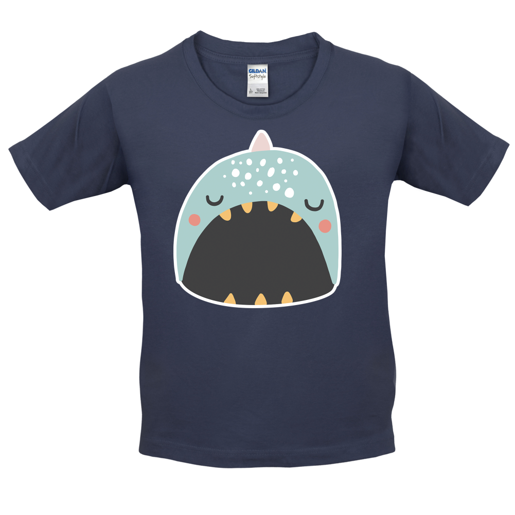 Smiley Face Narwhal Kids T Shirt