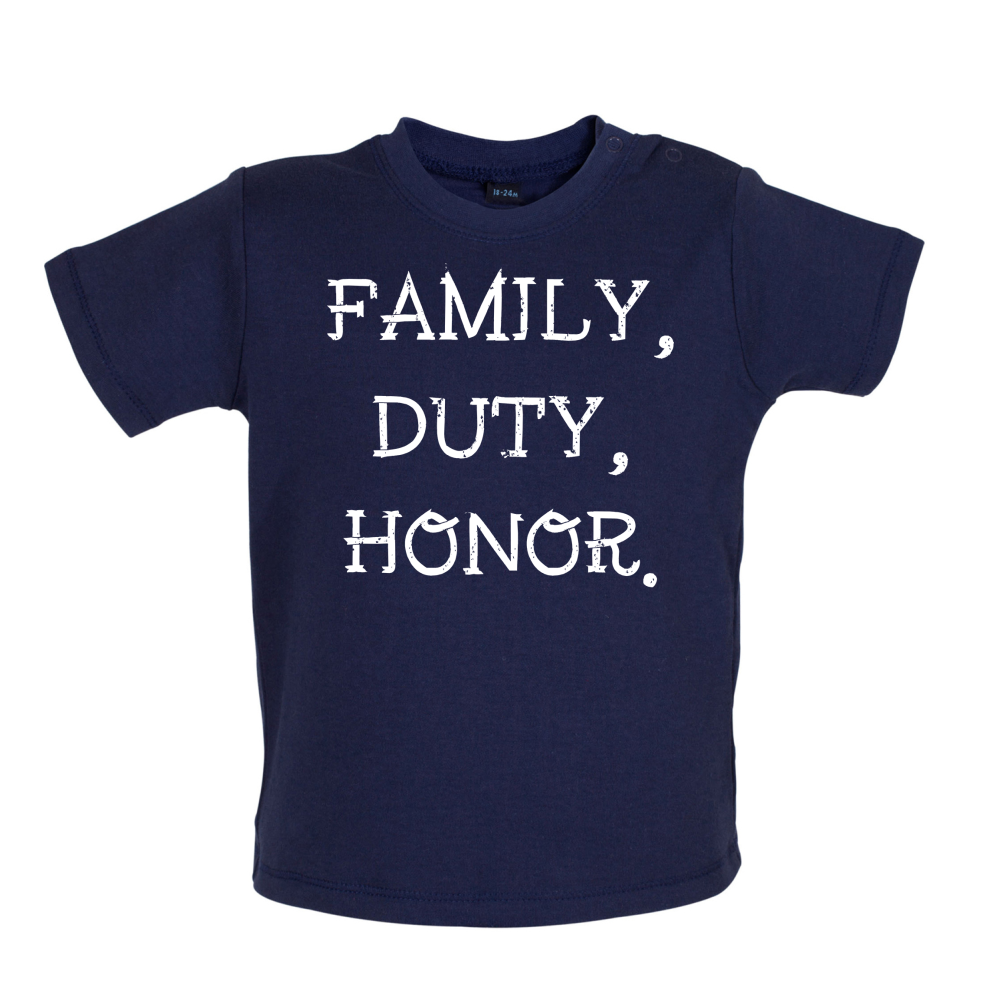 GOT House Saying - Tully Baby T Shirt