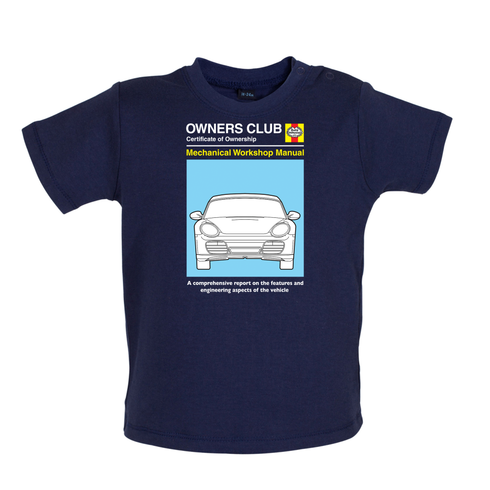 Car Owners Manual 987 Baby T Shirt