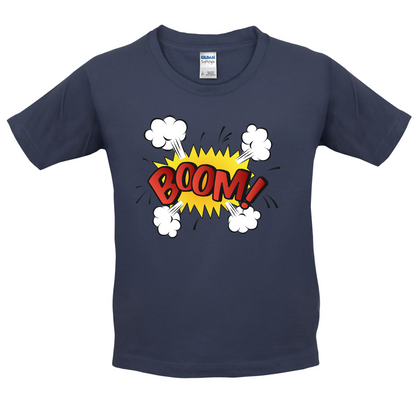 BOOM! Word Art Kids T Shirt