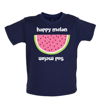 Happy Melon Sad Melon Baby T Shirt