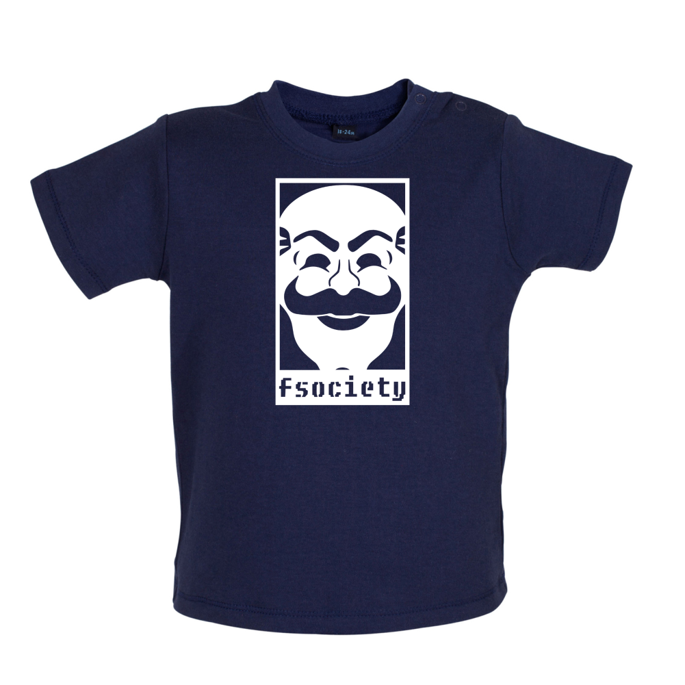 Fsociety Mask Baby T Shirt