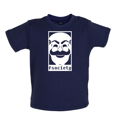 Fsociety Mask Baby T Shirt