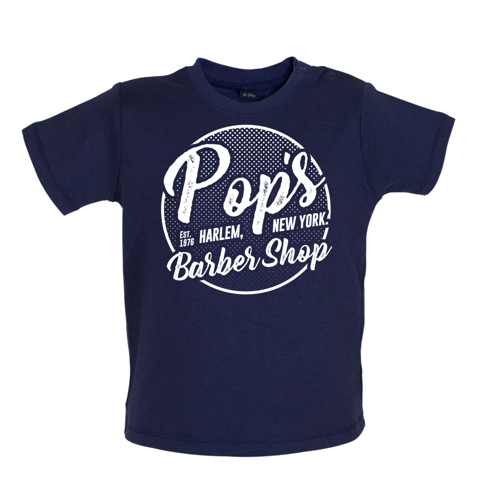 Pop's Barber Shop Baby T Shirt
