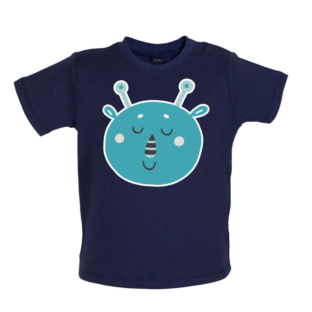 Smiley Face Martian Mrs T Shirt
