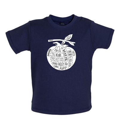 ButcherTomato Diagram Baby T Shirt