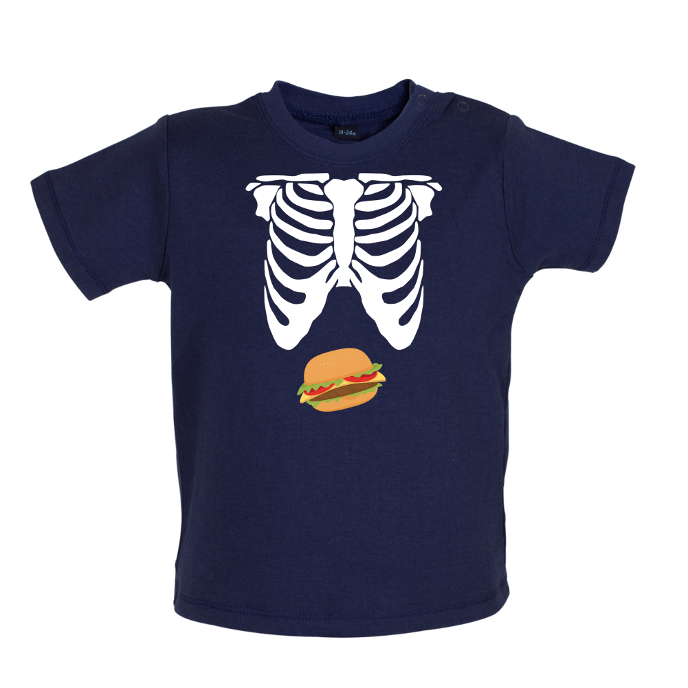 Burger Tummy Baby T Shirt