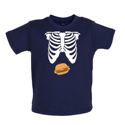 Burger Tummy Baby T Shirt