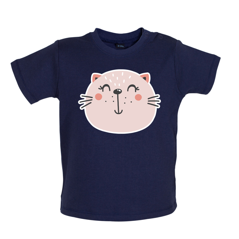 Smiley Face Cat T Shirt