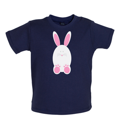 White Easter Bunny Baby T Shirt