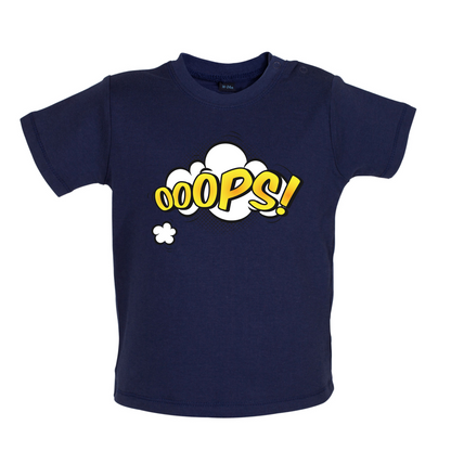 Oops! Word Art Baby T Shirt