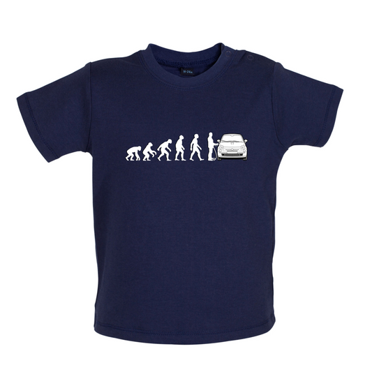 Evolution of Man 500 Driver Baby T Shirt