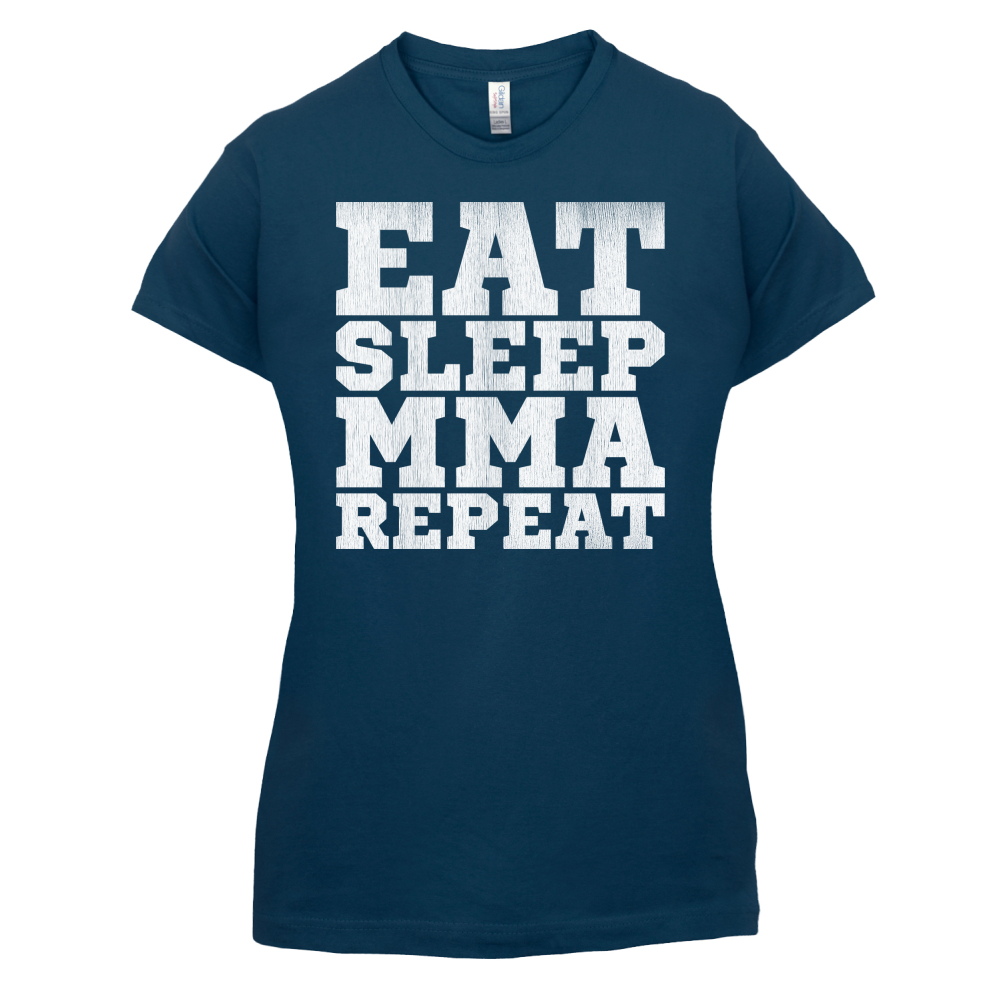 Eat Sleep MMA REPEAT T Shirt
