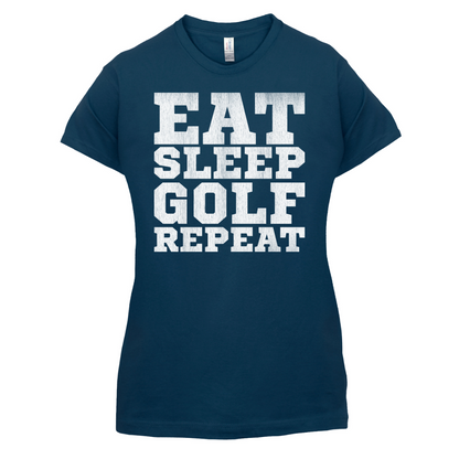 Eat Sleep Golf REPEAT T Shirt