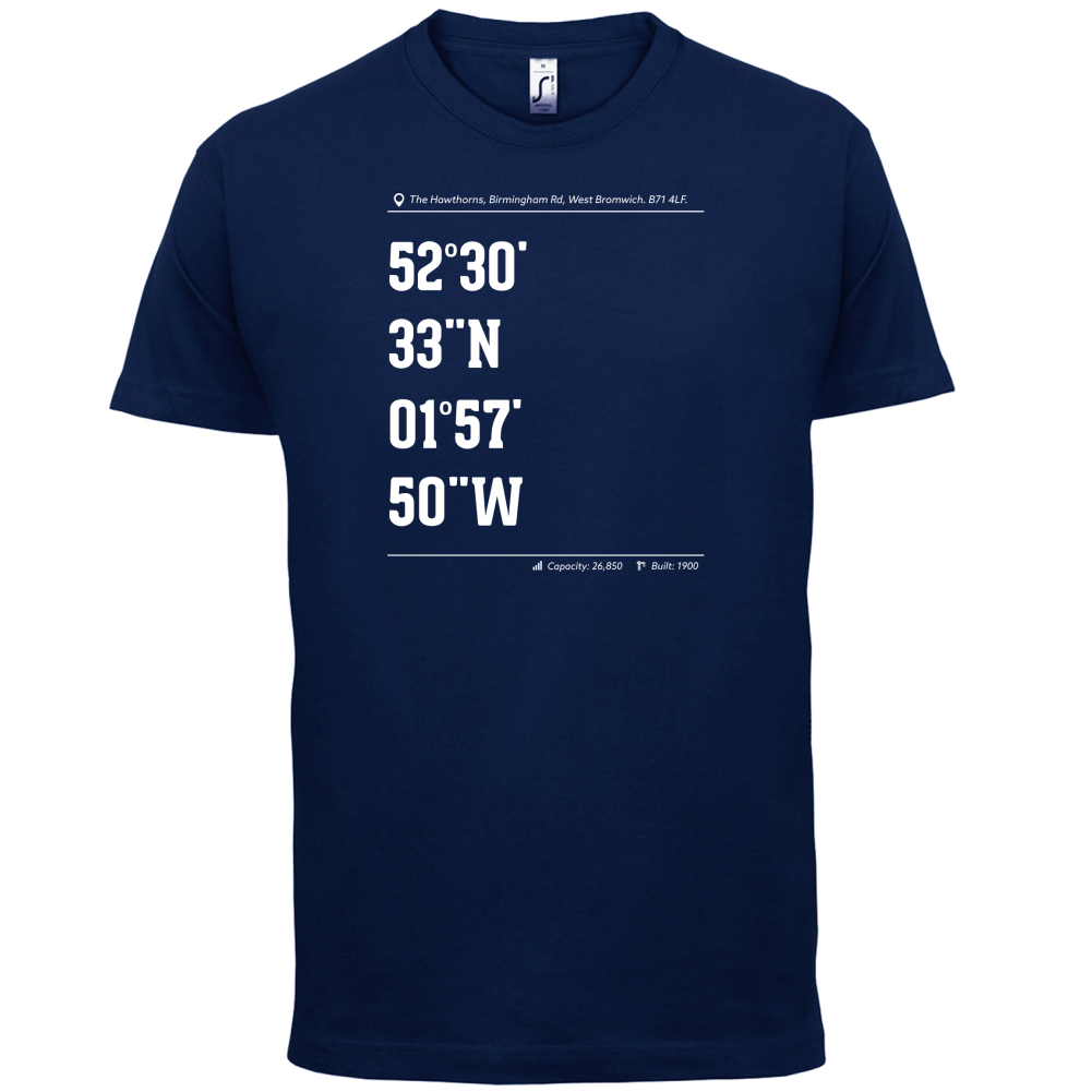 Stadium Coordinates Brom T Shirt