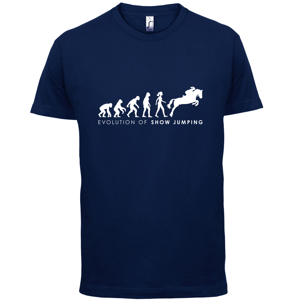 Evolution Of Woman Show Jumping T Shirt