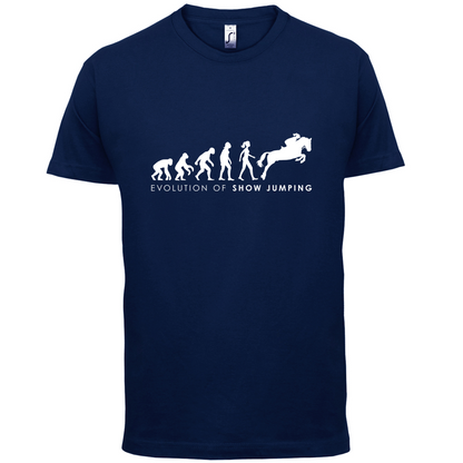 Evolution Of Woman Show Jumping T Shirt