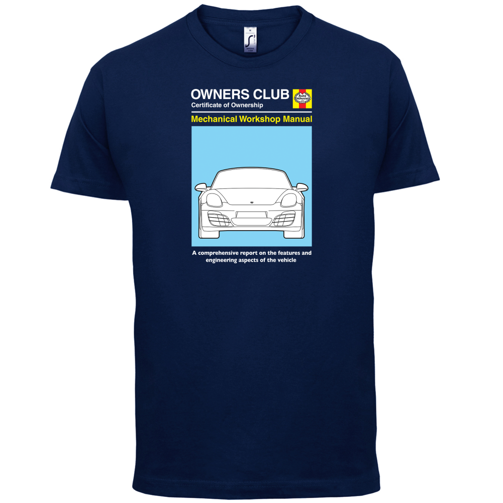 Car Owners Manual 981 Turbo T Shirt