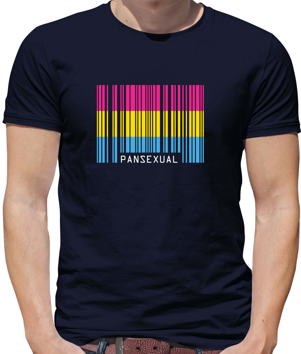 LGBT Barcode Flags - Pan Sexual T Shirt