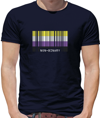 LGBT Barcode Flags - Nonbinary T Shirt
