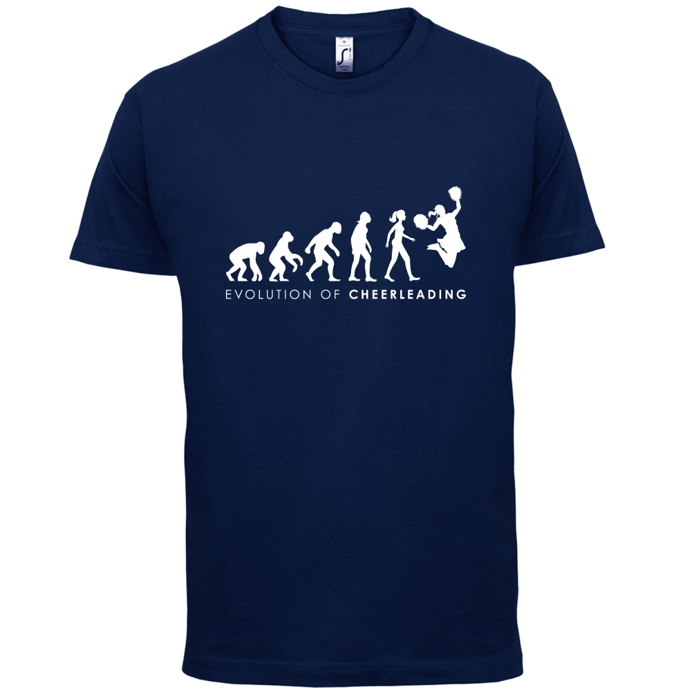 Evolution Of Woman Cheerleading T Shirt