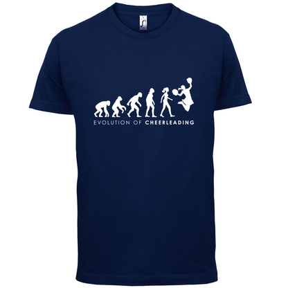 Evolution Of Woman Cheerleading T Shirt