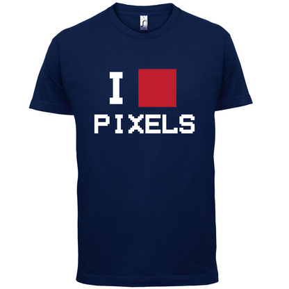 Pixel Heart T Shirt