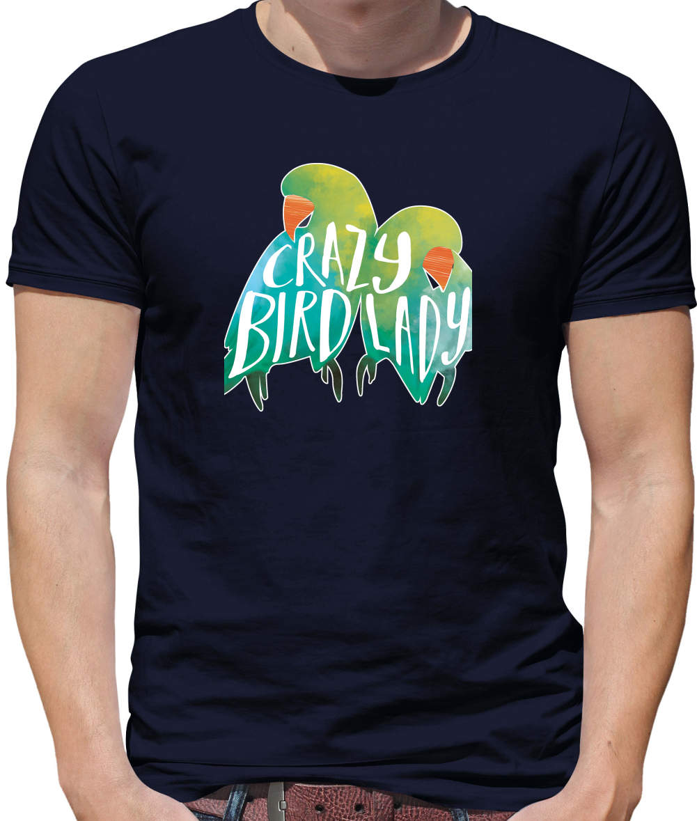 Crazy Bird Lady T Shirt
