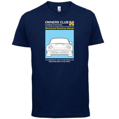 Car Owners Manual 959 Turbo T Shirt