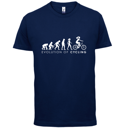 Evolution Of Woman Cycling T Shirt