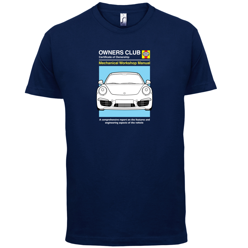 Car Owners Manual 911 T Shirt