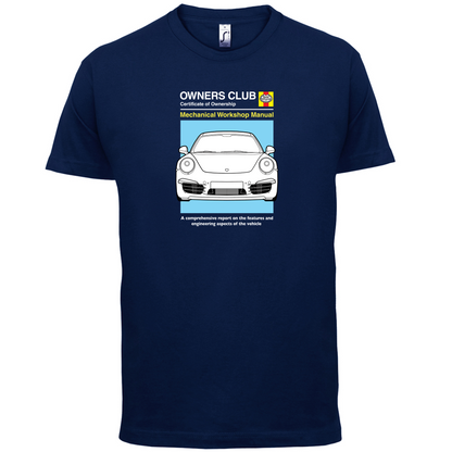 Car Owners Manual 911 T Shirt