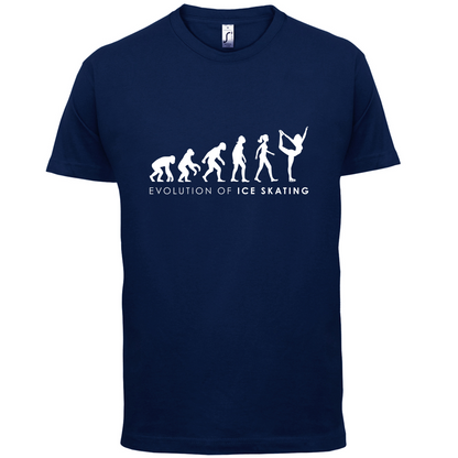 Evolution Of Woman Ice Skating T Shirt