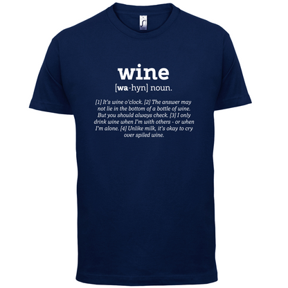 Definition Wine T Shirt