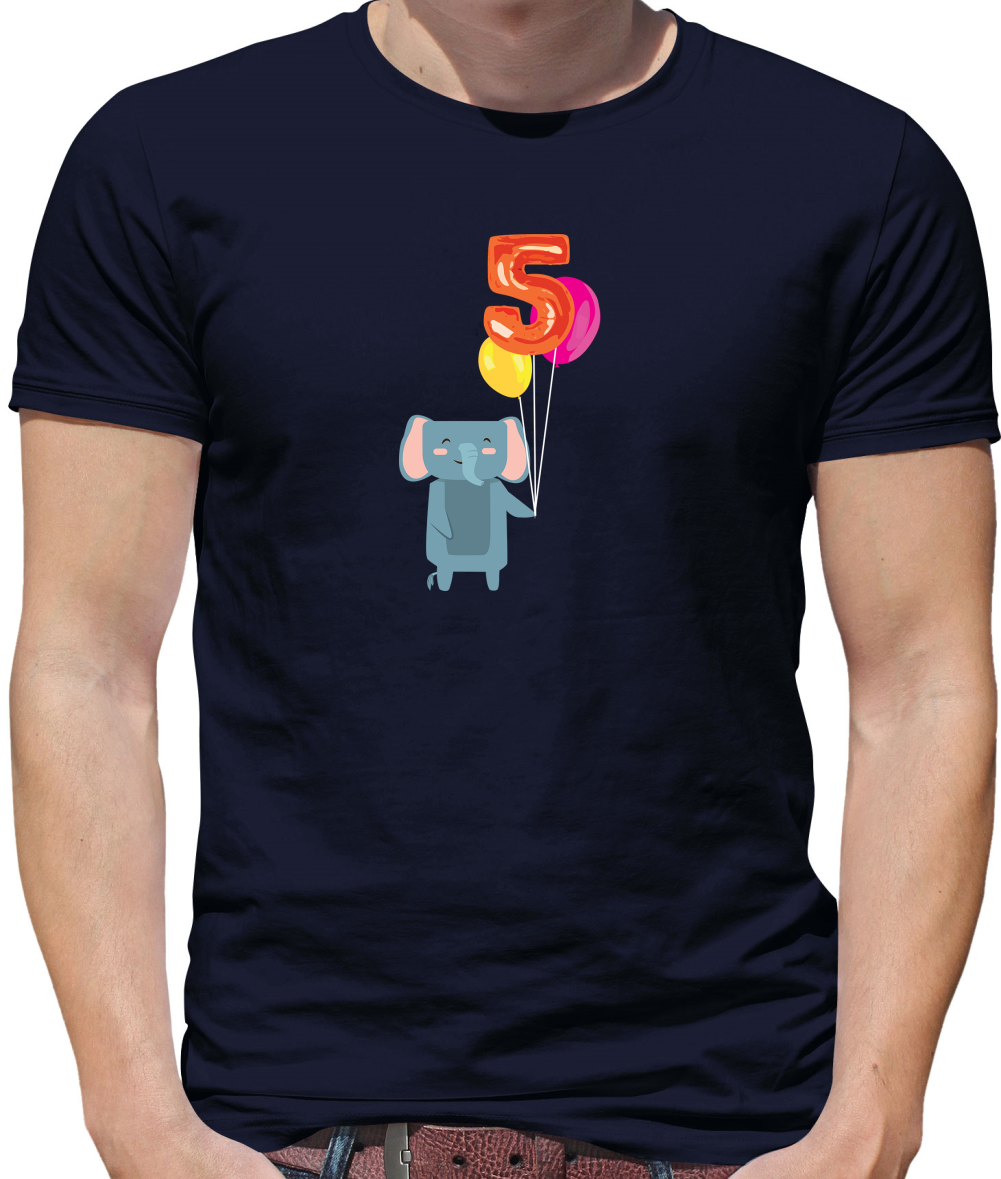 5th Birthday Elephant T Shirt